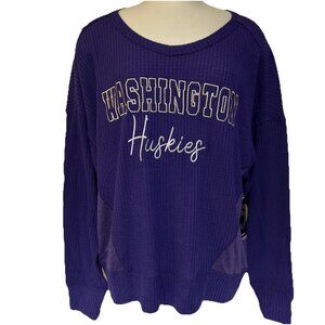 NEW Washington Huskies Colosseum Athletics Purple Pullover  Women's M